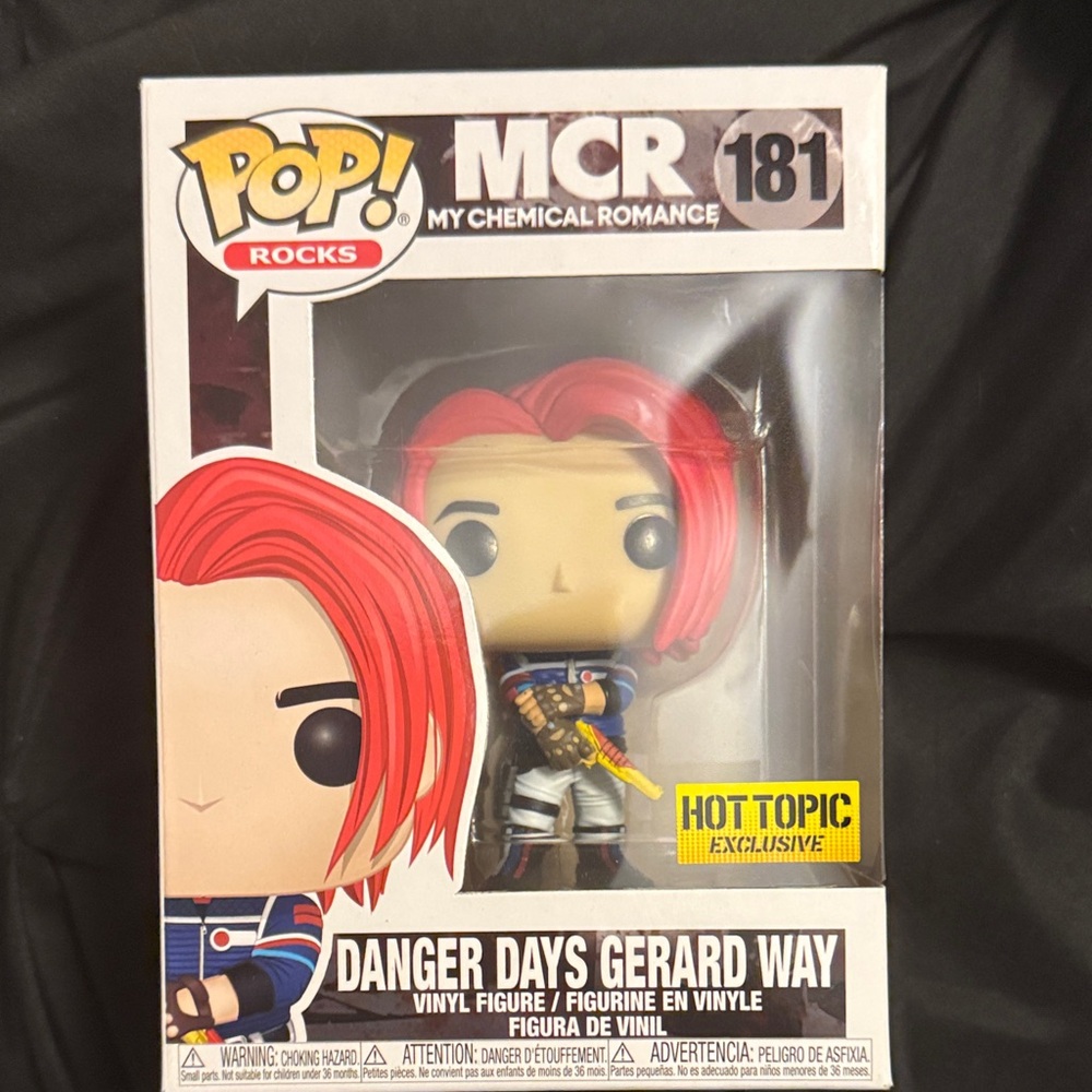 Funko Danger Days Gerard Way Vinyl Figure - Red Hair, Blue Outfit